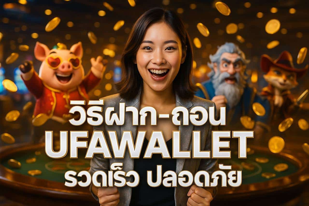 วิธีฝาก-ถอน UFAWALLET รวดเร็ว ปลอดภัย
